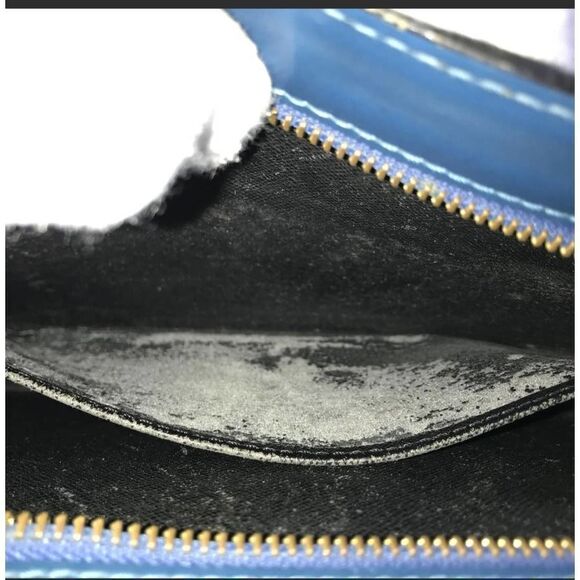 Louis Vuitton Bag Clutch EPI Blue M52525 SR0997 Authentic - Picture 7 of 12